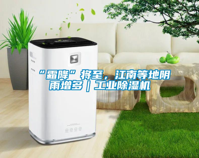 “霜降”將至，江南等地陰雨增多｜工業除濕機