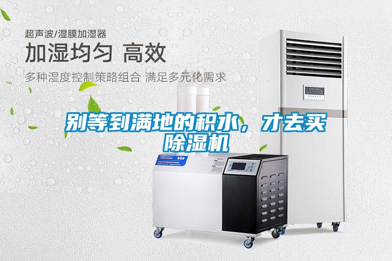 別等到滿地的積水，才去買(mǎi)除濕機(jī)
