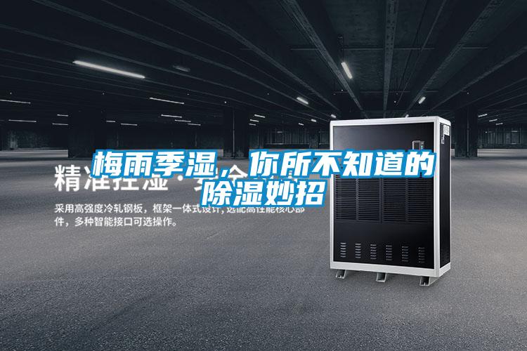 梅雨季濕，你所不知道的除濕妙招
