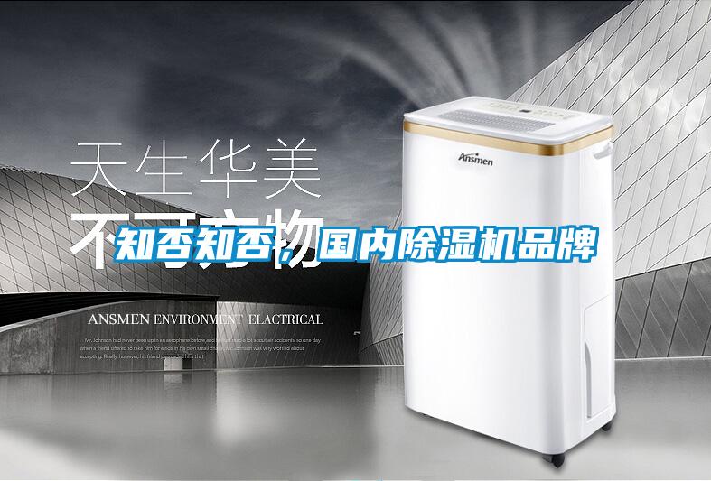 知否知否，國內除濕機品牌