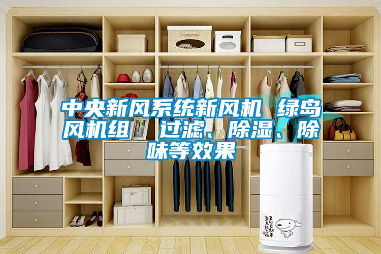 中央新風(fēng)系統(tǒng)新風(fēng)機(jī) 綠島風(fēng)機(jī)組  過濾、除濕、除味等效果