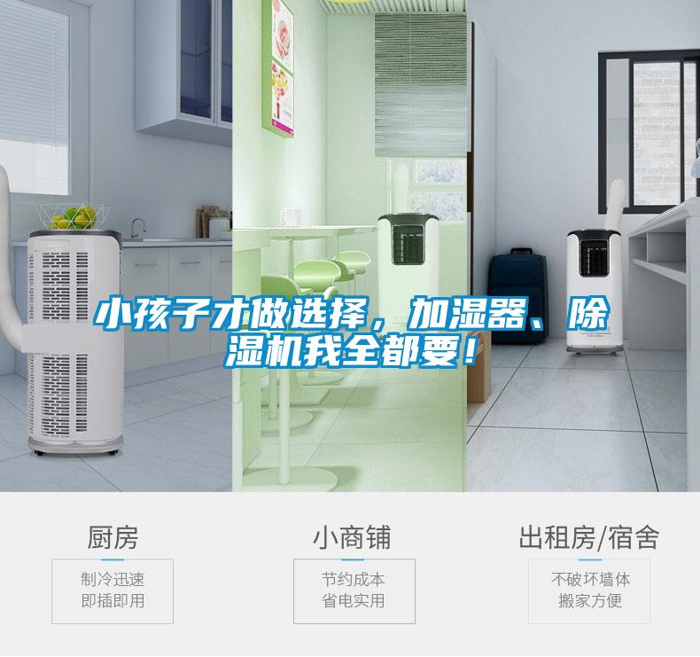 小孩子才做選擇，加濕器、除濕機我全都要！