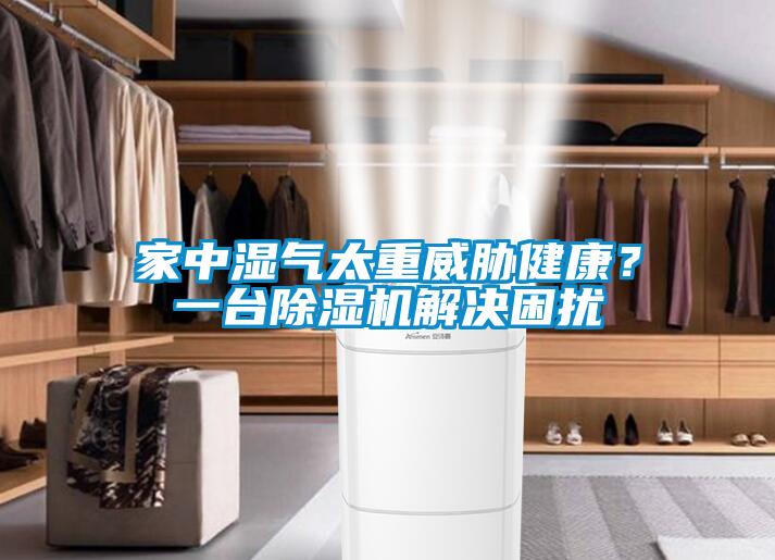 家中濕氣太重威脅健康？一臺除濕機解決困擾