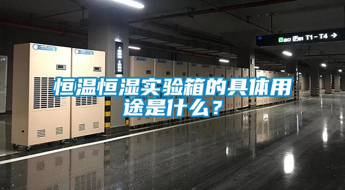 恒溫恒濕實驗箱的具體用途是什么？