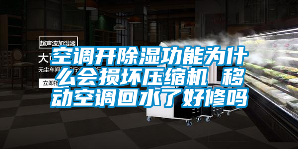 空調(diào)開(kāi)除濕功能為什么會(huì)損壞壓縮機(jī) 移動(dòng)空調(diào)回水了好修嗎
