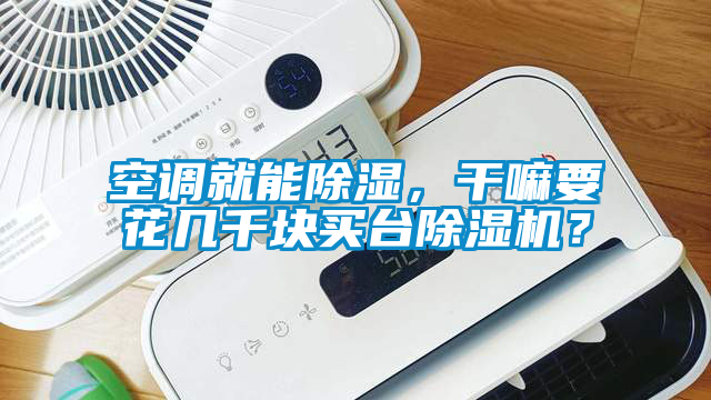 空調(diào)就能除濕，干嘛要花幾千塊買臺(tái)除濕機(jī)？