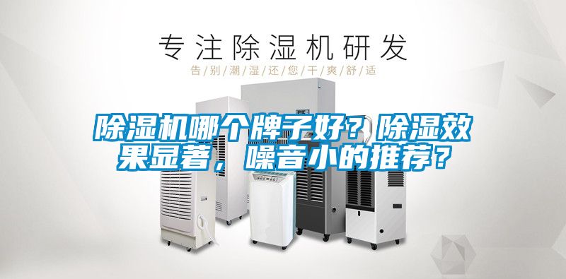 除濕機哪個牌子好？除濕效果顯著，噪音小的推薦？