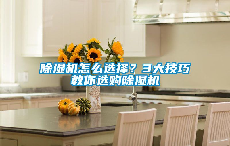 除濕機怎么選擇？3大技巧教你選購除濕機