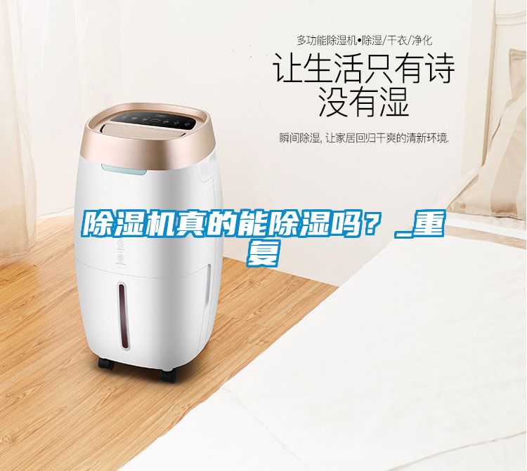除濕機真的能除濕嗎？_重復